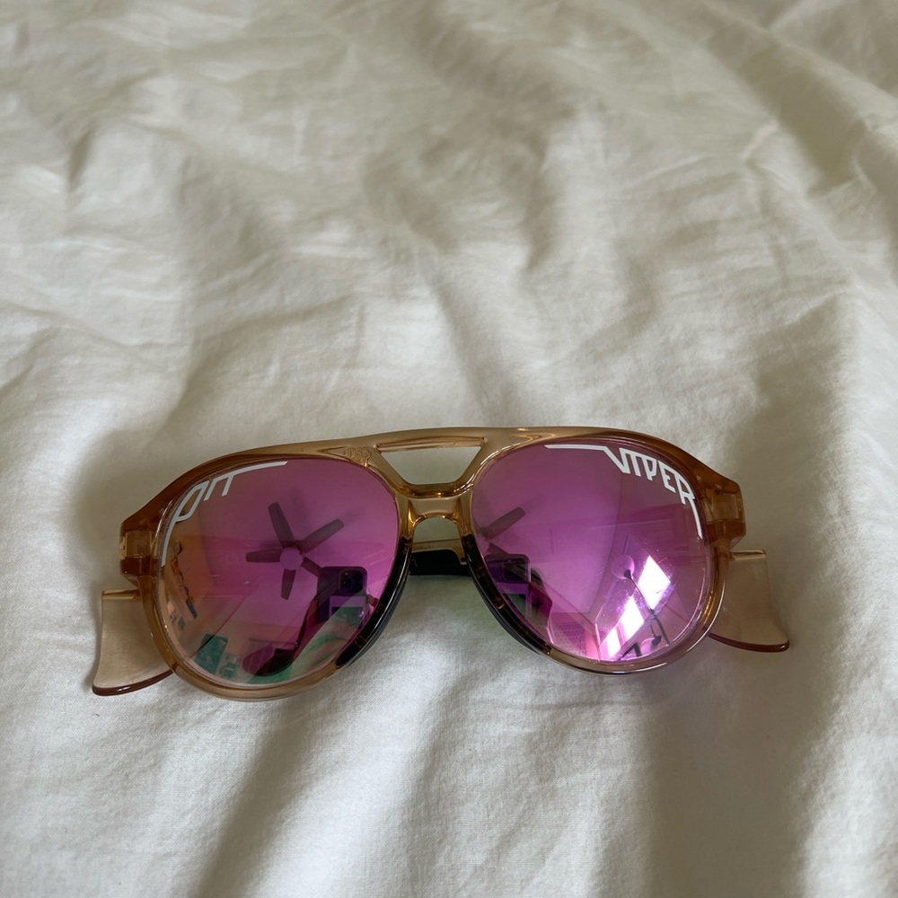 Pit Viper Sunglasses with Pink Lenses. ⚠️ONE OF A KIND⚠️